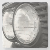 Vintage BMW-Scheinwerfer Steinuntersetzer (Vorderseite)