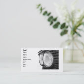 Vintage BMW-Scheinwerfergeschäftskarte Visitenkarte (Stehend Vorderseite)