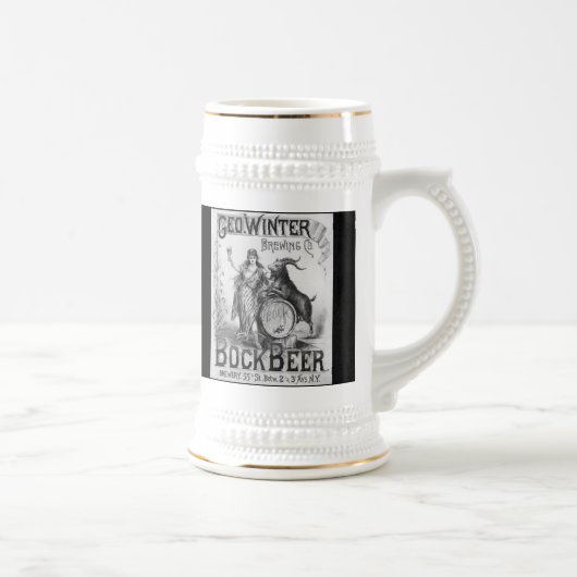 Vintage Bockbierstein Bierglas (Rechts)