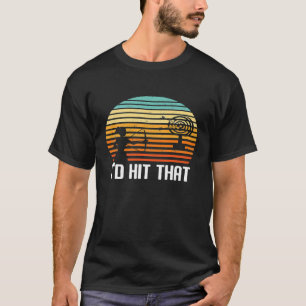 Vintage Bogenschießen Lustig Retro Bogenjagd Bogen T-Shirt