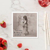 Vintage Bohemische Frau Serviette (Beispiel)