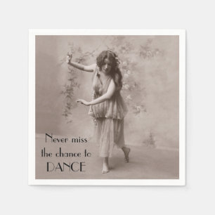 Vintage Bohemische Frau Serviette