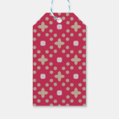Vintage Boho Blume & Dot-Geschenk-Tag | Personalis Geschenkanhänger (Rückseite)