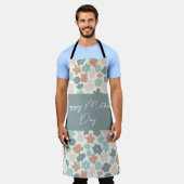 Vintage Boho-Blume Muttertag Schürze (Getragen)