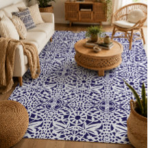 Vintage-Boho-Blumenmuster anpassbare Farben