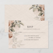 Vintage Boho Botanisch RSVP Rustikal Terrakotta
