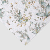 Vintage Boho Botanische Blumenläppchen Dekoupage Seidenpapier (Detail)