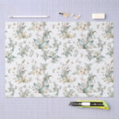 Vintage Boho Botanische Blumenläppchen Dekoupage Seidenpapier (Handwerk)