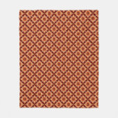 Vintage Boho Chic Blumenmuster Fleecedecke (Vorderseite)