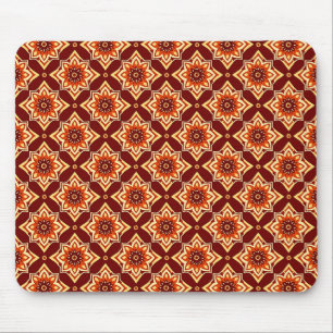Vintage Boho-Chic Blumenmuster Mousepad