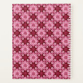 Vintage Boho Chic Blumenmuster Planer (Rückseite)