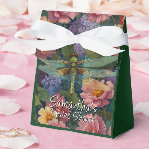 Vintage Boho Chic Pastell Blumen Garten Libelle Geschenkschachtel