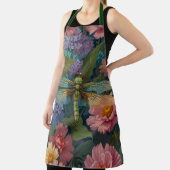 Vintage Boho Chic Pastell Blumen Garten Libelle  Schürze (InSitu)