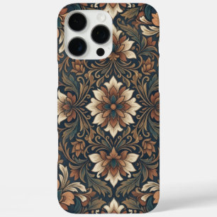 Vintage Boho Damast Floral Medaillon Muster iPhone 16 Pro Max Hülle