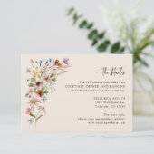 Vintage Boho Detail-Abschlusskarten Begleitkarte (Stehend Vorderseite)