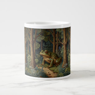 Vintage Boho Frosch Wald Forst Jumbo-Tasse