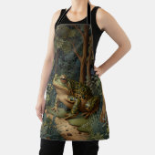 Vintage Boho Frosch Wald Forst Schürze (InSitu)
