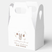 Vintage Boho Girl Clothesline Baby Dusche Geschenkschachtel (Geöffnet)