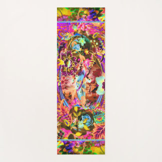 Vintage Boho Göttin Neon Yogamatte