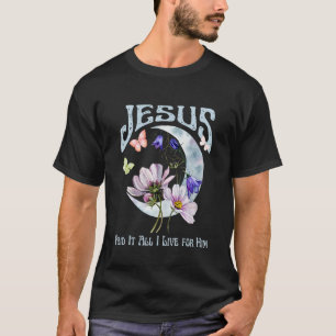 Vintage Boho Retro Christlicher Glaube Jesus Inspi T-Shirt