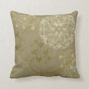 Vintage Boho Salbei-Kissen Kissen