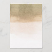 Vintage Boho Tropical Wedding Information Begleitkarte (Rückseite)