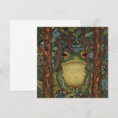 Vintage Boho Wald Frosch (Vorne/Hinten)