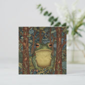 Vintage Boho Wald Frosch (Stehend Vorderseite)