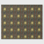 Vintage Boho-Wald-Frosch Geschenkpapier (Flach)