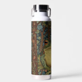 Vintage Boho-Wald-Frosch Trinkflasche (Vorne)