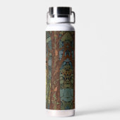 Vintage Boho-Wald-Frosch Trinkflasche (Rückseite)
