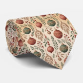 Vintage Boho Weihnachten Krawatte (Gerollt)