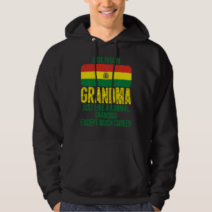 Vintage bolivianische Oma Bolivien Flag für Mutter Hoodie
