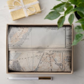 Vintage Bombay map Seidenpapier (Geschenk)