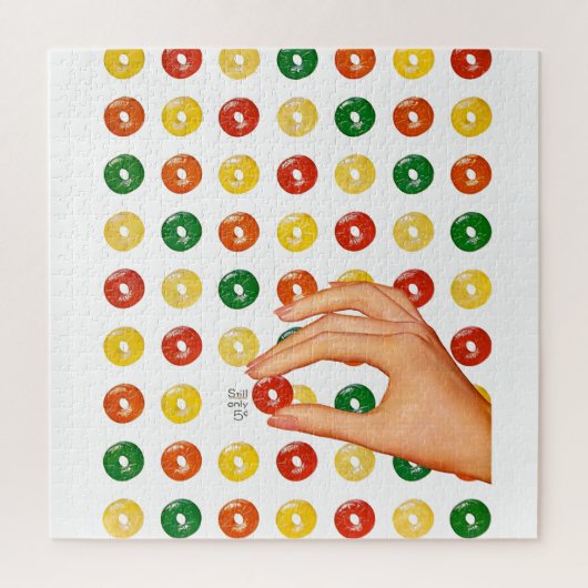 Vintage Bonbons sehr schwierig Puzzle (Vertikal)