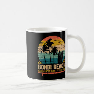 Vintage Bondi Beach, Australiens wildester Surfort Kaffeetasse