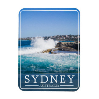 Vintage Bondi zu Coogee Küstenwanderweg Magnet