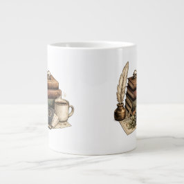 Vintage Books & Cozy Reading Nook | Jumbo-Tasse