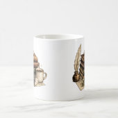 Vintage Books & Cozy Reading Nook |  Kaffeetasse (Mittel)