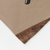 Vintage-Books-Feather-Brillen-Muster Fleecedecke (Ecke)