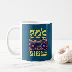 Vintage Boombox aus den 90er Jahren Kaffeetasse