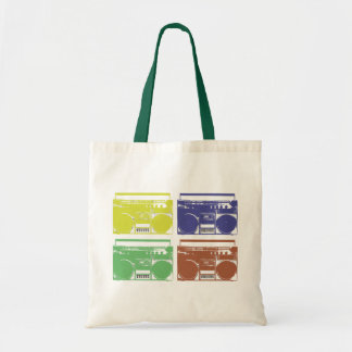 Vintage-Boombox-Design-Tasche Tragetasche