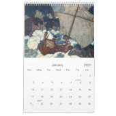 Vintage Boote und Wasserleben Kalender (Jan 2027)