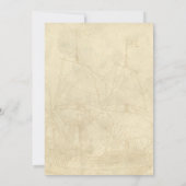 Vintage Boots-Hochzeits-Einladungen Einladung (Rückseite)