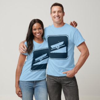 Vintage-Bootschild T-Shirt