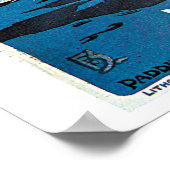 Vintage Bootsfahrt nach Irland Werbung Poster (Ecke)