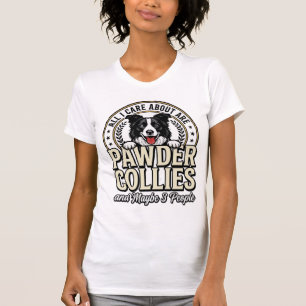 Vintage Border Collie Hundeliebhaber Lustiges Shir T-Shirt