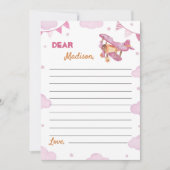 Vintage Bordkapselkarte Dankeskarte (Vorderseite)