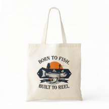 Vintage Born to Fish Built to Reel