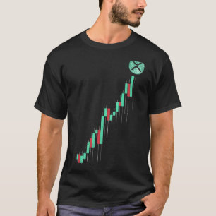 Vintage Börsenkursspalte XRP-Münze zum Mond Cr T-Shirt